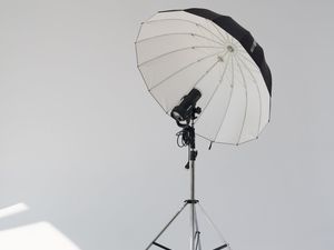Parabolic white umbrella