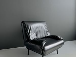 Black armchair